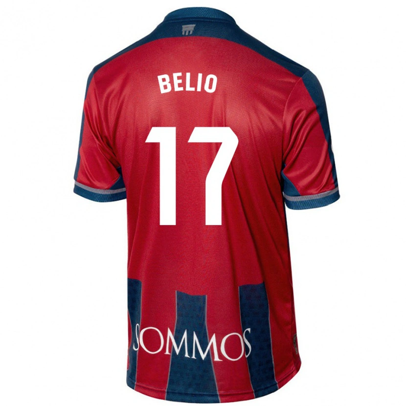 Danxen Men Marta Belio #17 Red Blue Home Jersey 2024/25 T-Shirt