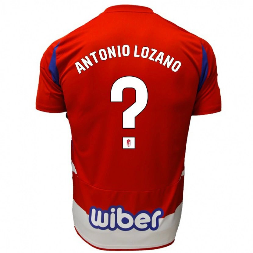 Danxen Men José Antonio Lozano #0 Red White Blue Home Jersey 2024/25 T-Shirt