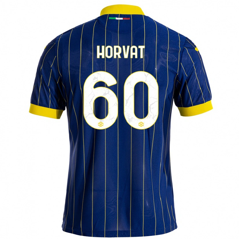 Danxen Men Mihaela Horvat #60 Blue Yellow Home Jersey 2024/25 T-Shirt