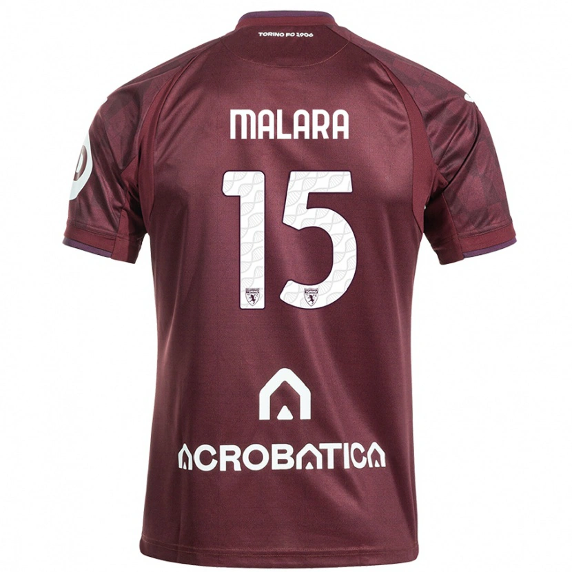 Danxen Men Sara Malara #15 Maroon White Home Jersey 2024/25 T-Shirt