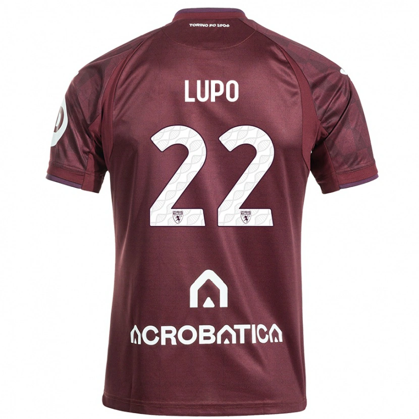 Danxen Men Enrica Lupo #22 Maroon White Home Jersey 2024/25 T-Shirt
