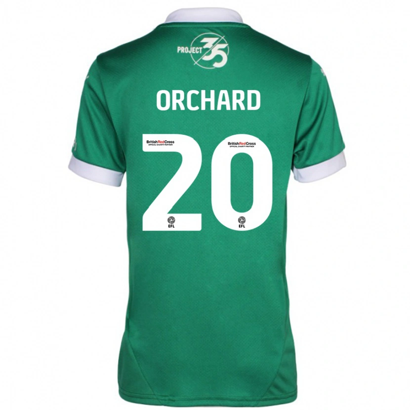 Danxen Men Fern Orchard #20 Green White Home Jersey 2024/25 T-Shirt