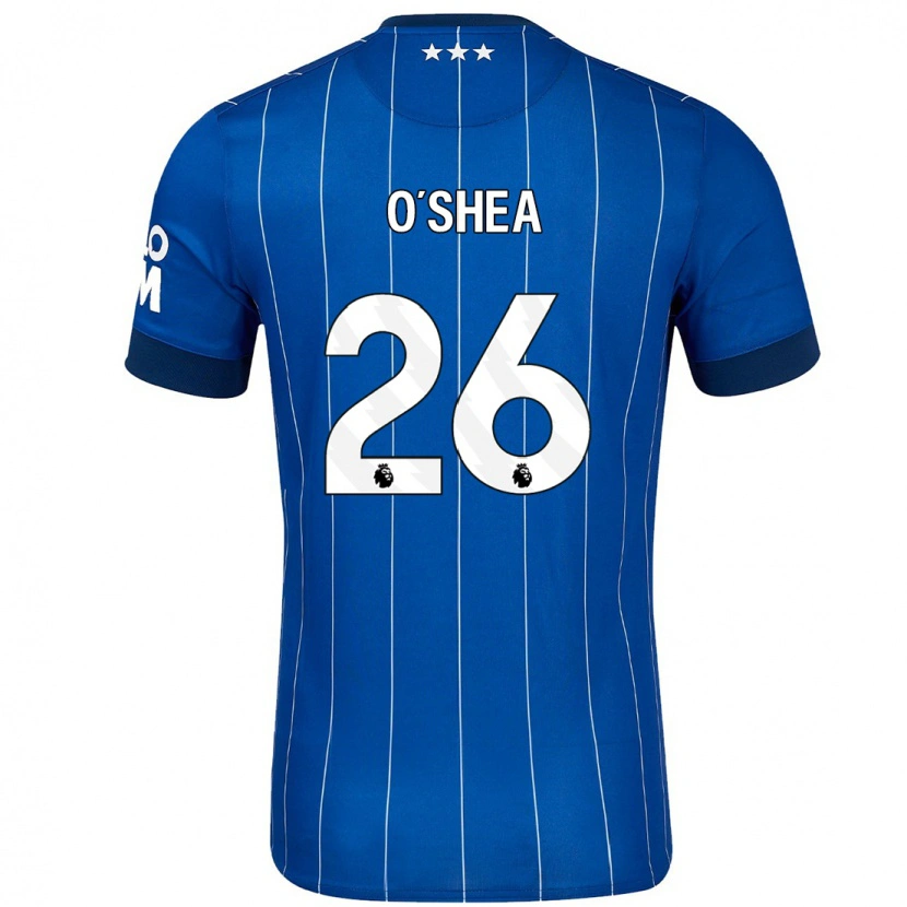 Danxen Men Dara O'shea #26 Navy Blue Home Jersey 2024/25 T-Shirt