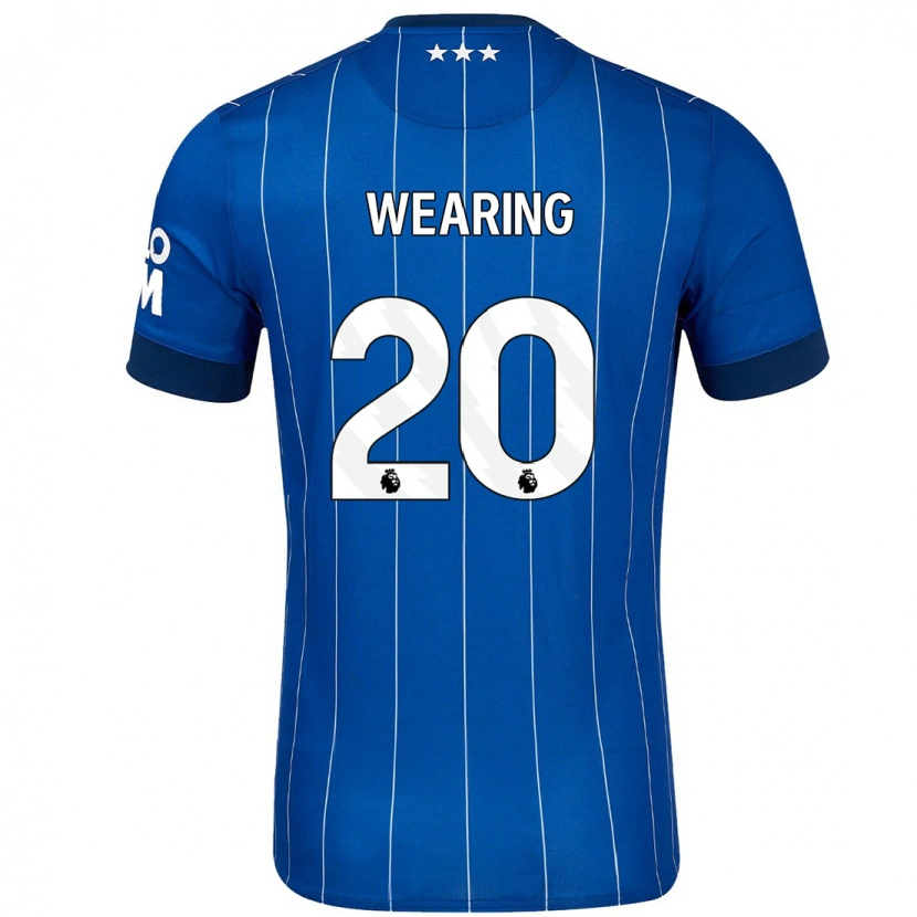 Danxen Men Megan Wearing #20 Navy Blue Home Jersey 2024/25 T-Shirt