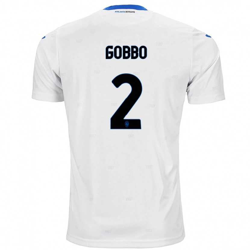 Danxen Men Luca Gobbo #2 White Away Jersey 2024/25 T-Shirt