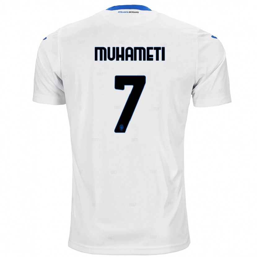 Danxen Men Endri Muhameti #7 White Away Jersey 2024/25 T-Shirt