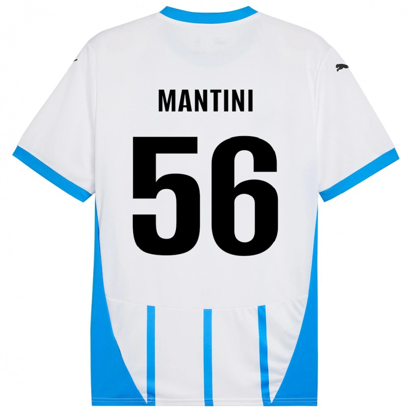 Danxen Men Raffaele Mantini #56 White Blue Away Jersey 2024/25 T-Shirt
