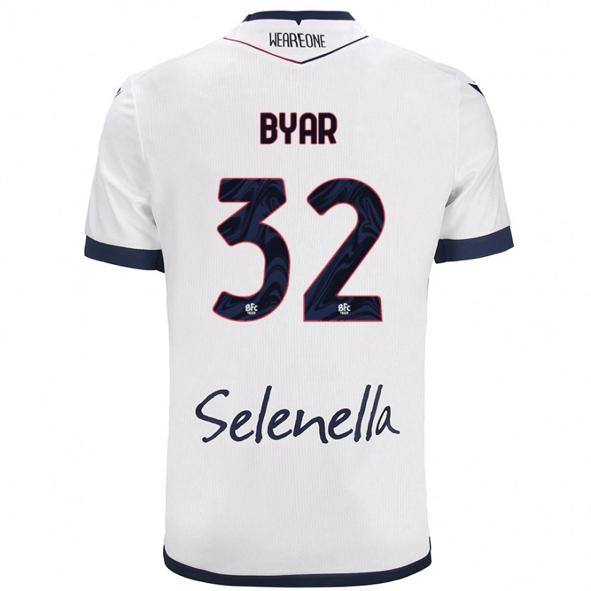 Danxen Men Naïm Byar #32 White Royal Blue Away Jersey 2024/25 T-Shirt