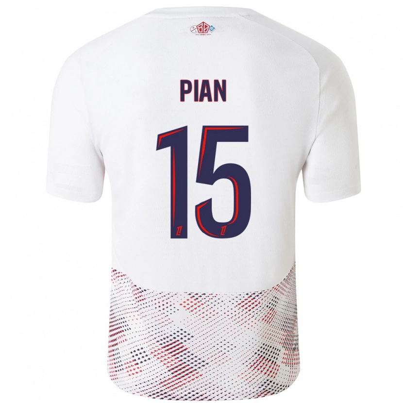 Danxen Men Julie Pian #15 White Royal Blue Away Jersey 2024/25 T-Shirt