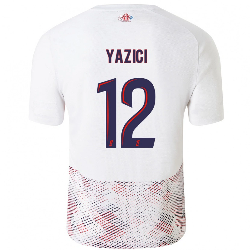 Danxen Men Yusuf Yazici #12 White Royal Blue Away Jersey 2024/25 T-Shirt