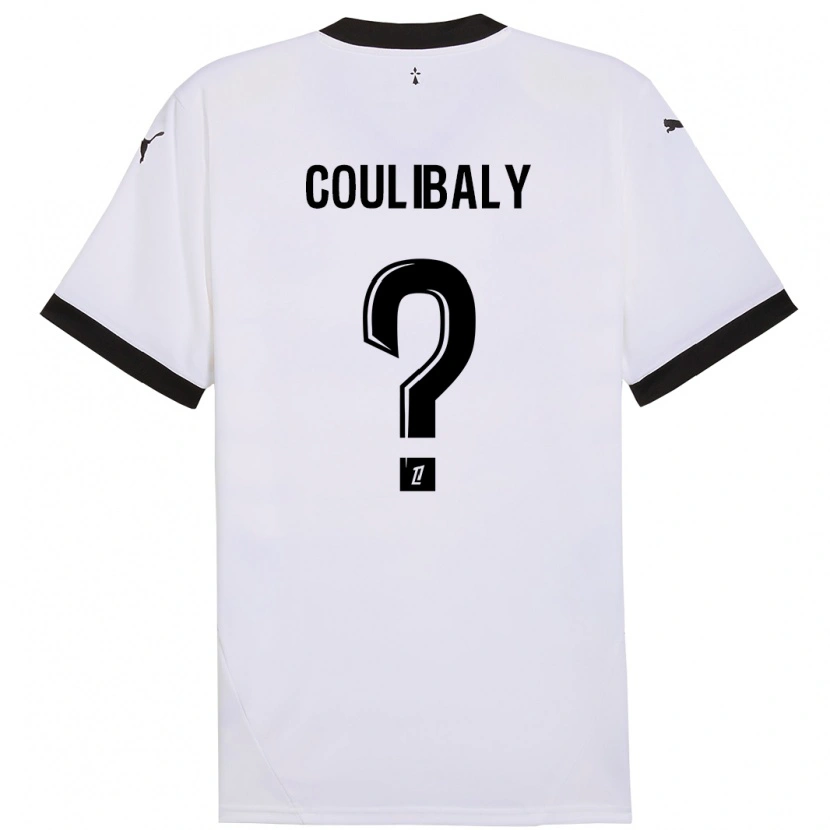 Danxen Men Joël Coulibaly #0 White Black Away Jersey 2024/25 T-Shirt