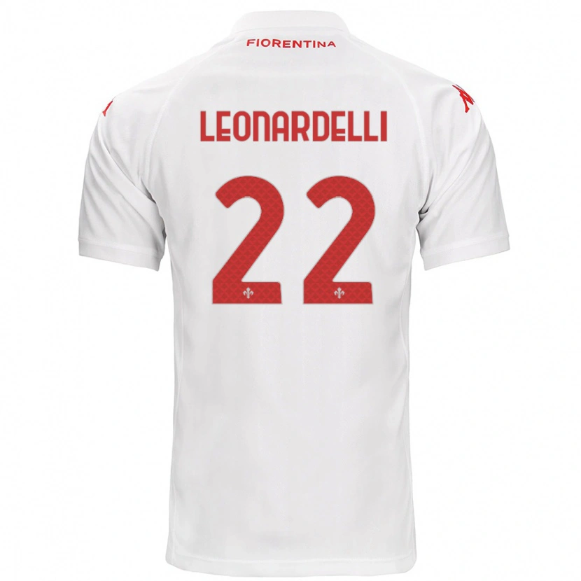 Danxen Men Pietro Leonardelli #22 White Away Jersey 2024/25 T-Shirt