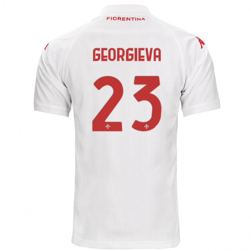 Danxen Men Marina Georgieva #23 White Away Jersey 2024/25 T-Shirt