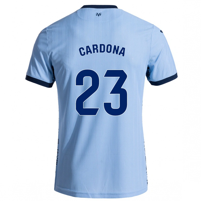 Danxen Men Sergi Cardona #23 Sky Blue Away Jersey 2024/25 T-Shirt