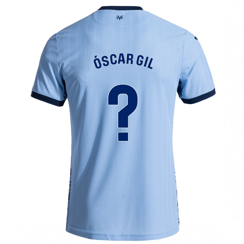 Danxen Men Óscar Gil #0 Sky Blue Away Jersey 2024/25 T-Shirt