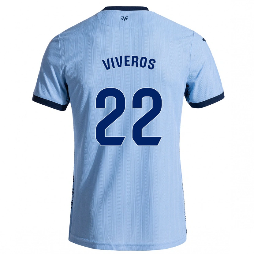 Danxen Men Facundo Viveros #22 Sky Blue Away Jersey 2024/25 T-Shirt