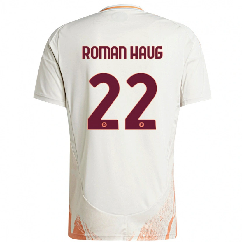 Danxen Men Sophie Roman Haug #22 Cream White Orange Away Jersey 2024/25 T-Shirt