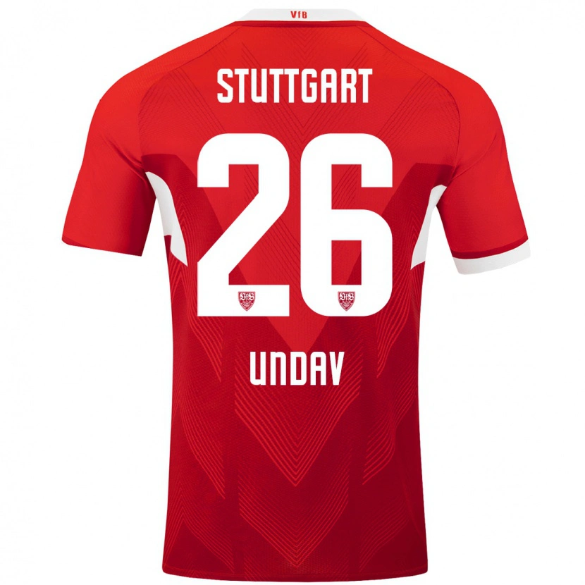 Danxen Men Deniz Undav #26 Red White Away Jersey 2024/25 T-Shirt