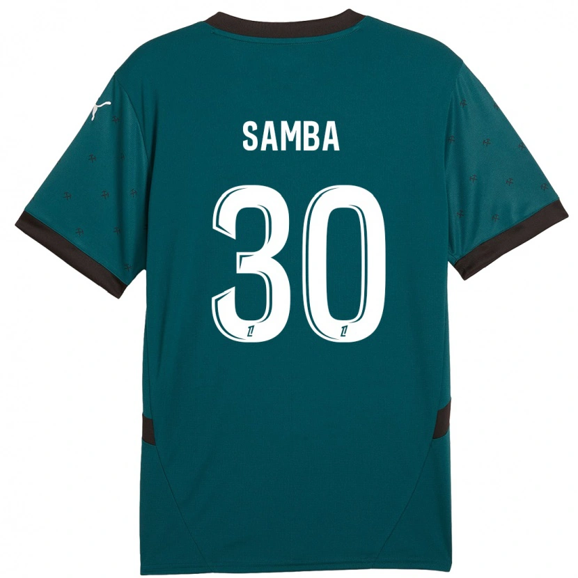 Danxen Men Brice Samba #30 Dark Green Away Jersey 2024/25 T-Shirt