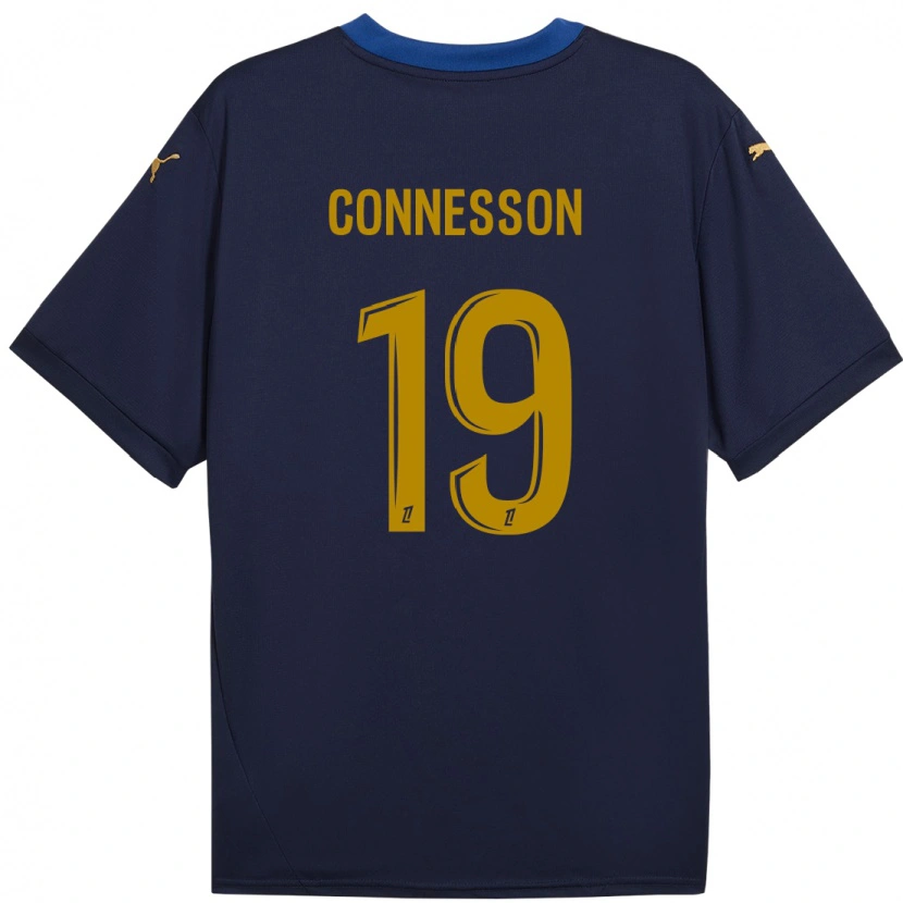 Danxen Men Adèle Connesson #19 Navy Gold Away Jersey 2024/25 T-Shirt