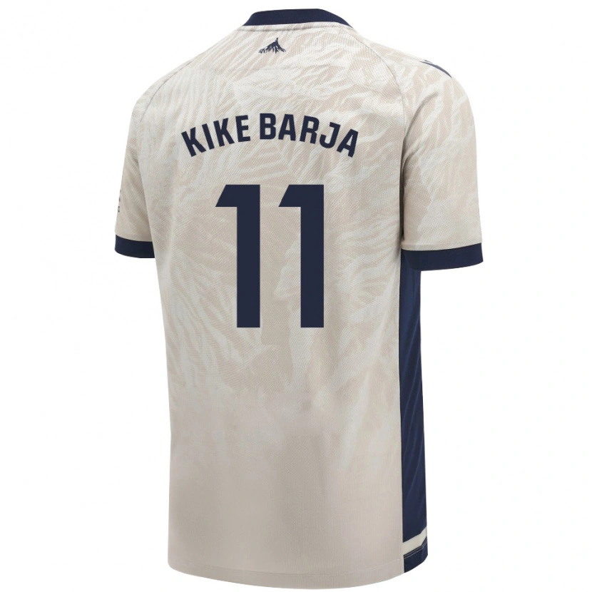 Danxen Men Kike Barja #11 Light Gray Away Jersey 2024/25 T-Shirt