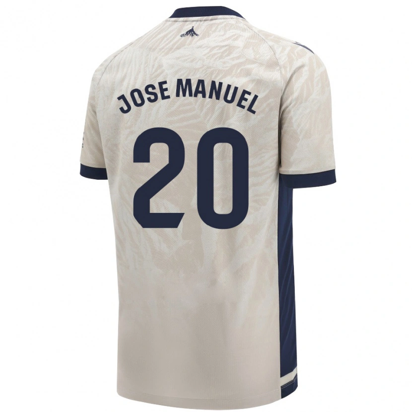 Danxen Men José Manuel Arnáiz #20 Light Gray Away Jersey 2024/25 T-Shirt