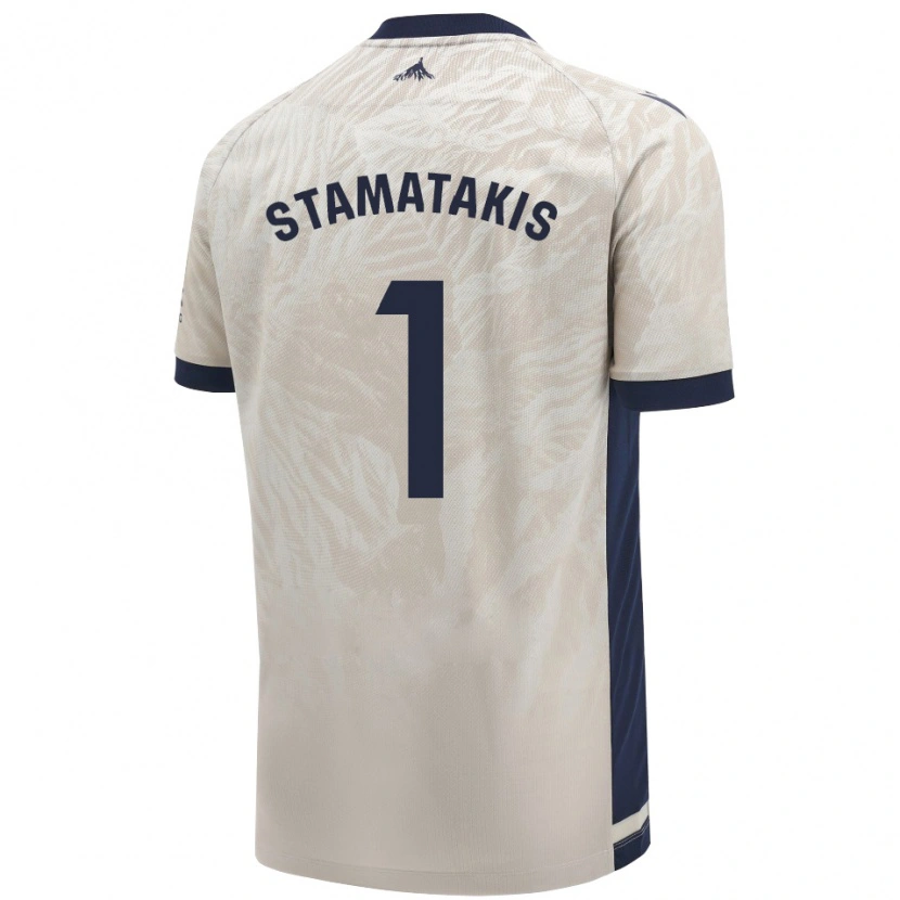 Danxen Men Dimitrios Stamatakis #1 Light Gray Away Jersey 2024/25 T-Shirt