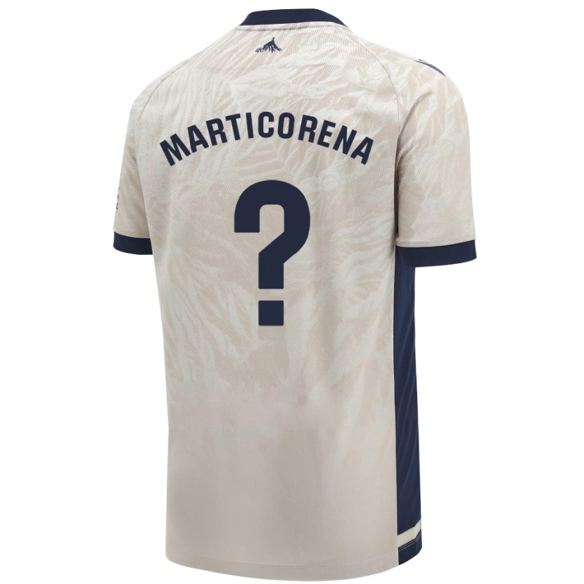 Danxen Men Ander Marticorena #0 Light Gray Away Jersey 2024/25 T-Shirt