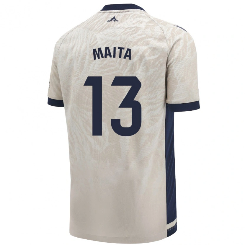 Danxen Men Maitane Zalba Irañeta #13 Light Gray Away Jersey 2024/25 T-Shirt