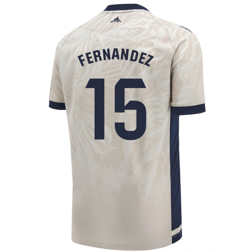 Danxen Men Leyre Fernández Sánchez #15 Light Gray Away Jersey 2024/25 T-Shirt