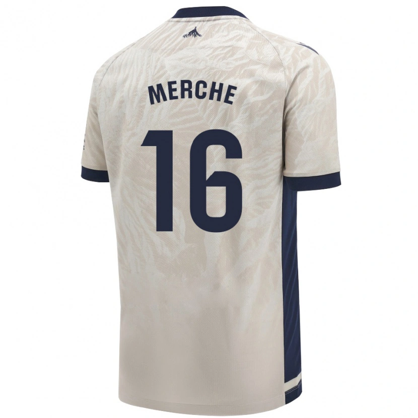 Danxen Men Merche Izal García #16 Light Gray Away Jersey 2024/25 T-Shirt