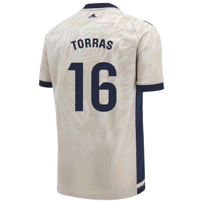 Danxen Men Mar Torrás De Fortuny #16 Light Gray Away Jersey 2024/25 T-Shirt