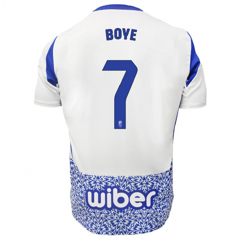 Danxen Men Lucas Boyé #7 White Blue Away Jersey 2024/25 T-Shirt