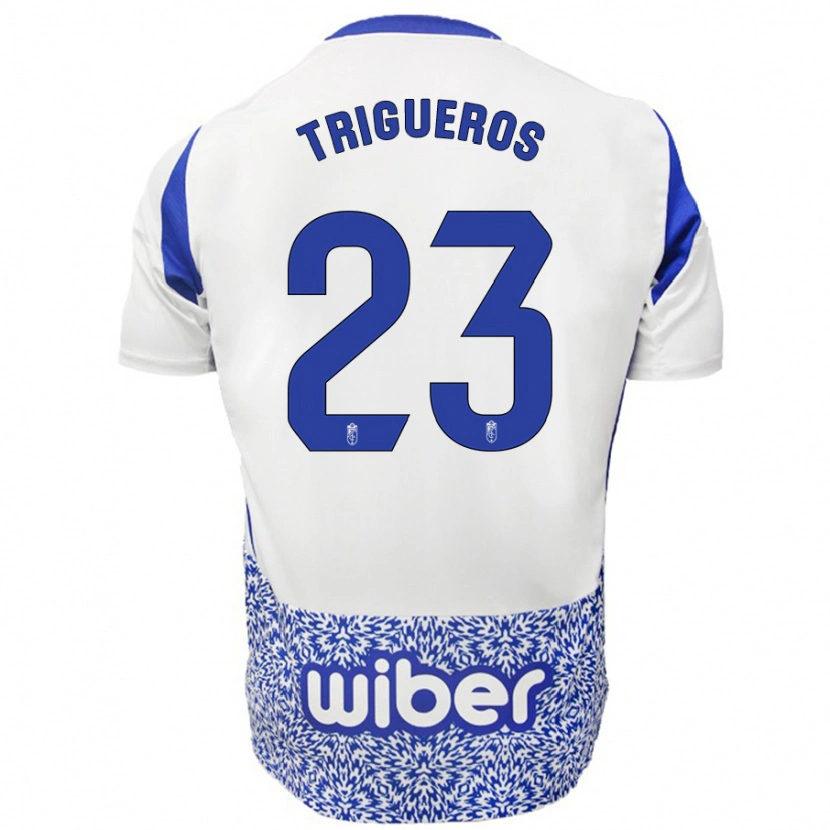 Danxen Men Manu Trigueros #23 White Blue Away Jersey 2024/25 T-Shirt