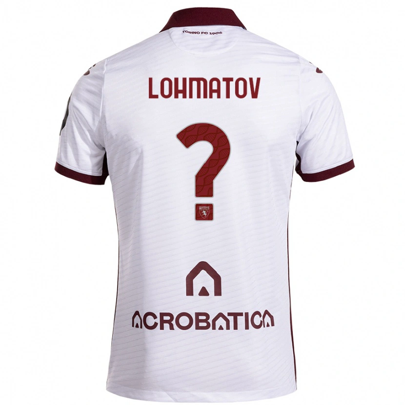 Danxen Men Aleksandr Lohmatov #0 White Maroon Away Jersey 2024/25 T-Shirt
