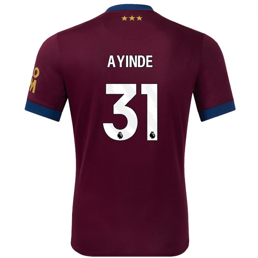 Danxen Men Leon Ayinde #31 Brown Away Jersey 2024/25 T-Shirt