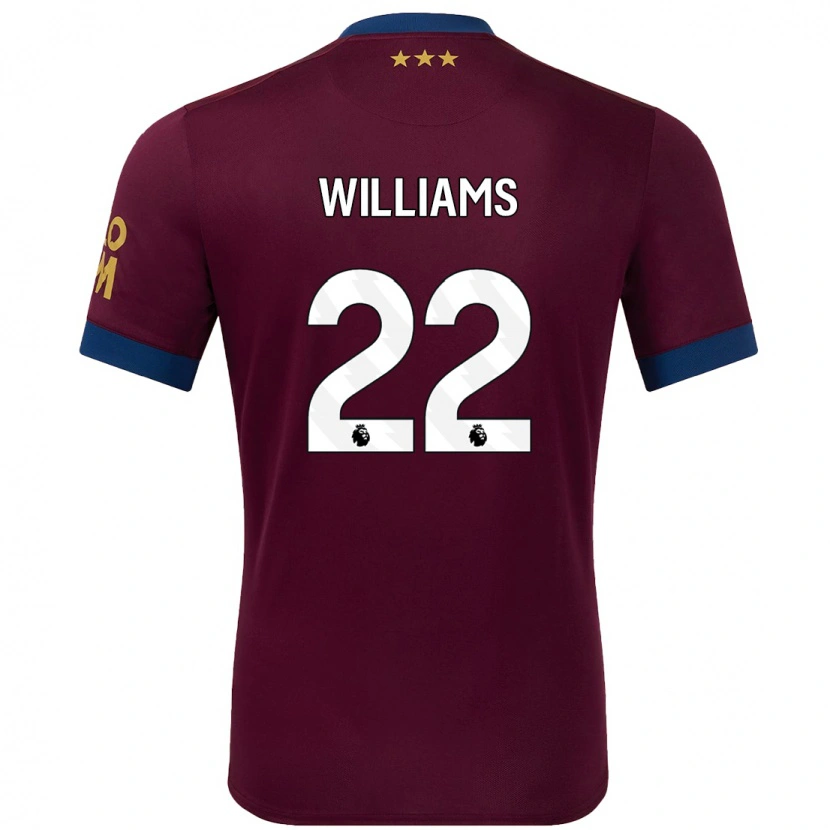 Danxen Men Evie Williams #22 Brown Away Jersey 2024/25 T-Shirt