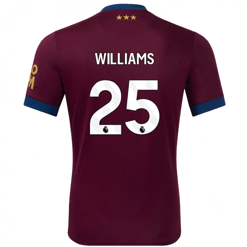 Danxen Men Erin Williams #25 Brown Away Jersey 2024/25 T-Shirt