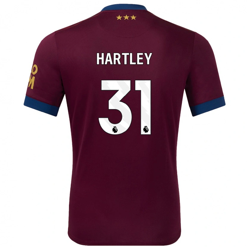 Danxen Men Laura Hartley #31 Brown Away Jersey 2024/25 T-Shirt