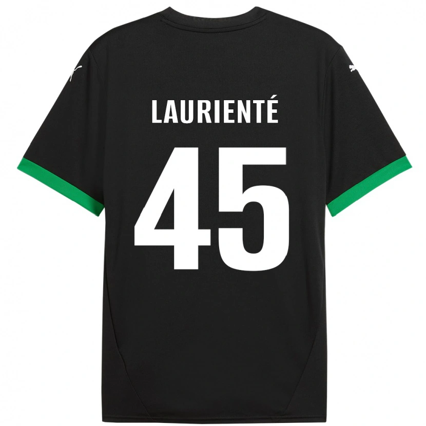 Danxen Women Armand Laurienté #45 Black Dark Green Home Jersey 2024/25 T-Shirt