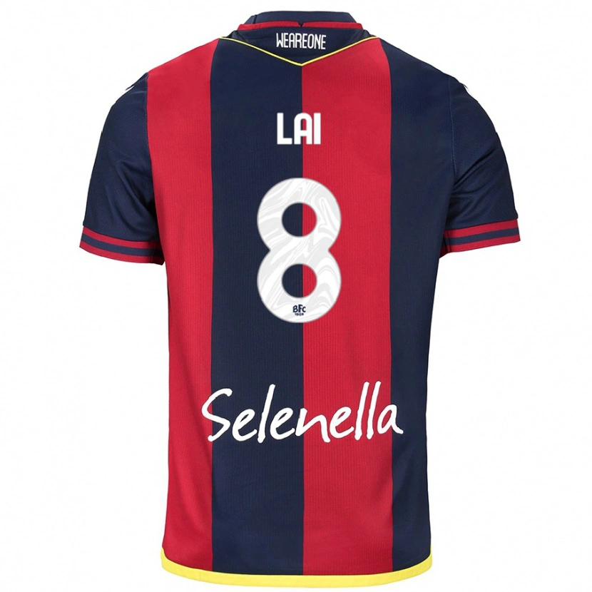 Danxen Women Luca Lai #8 Red Royal Blue Home Jersey 2024/25 T-Shirt