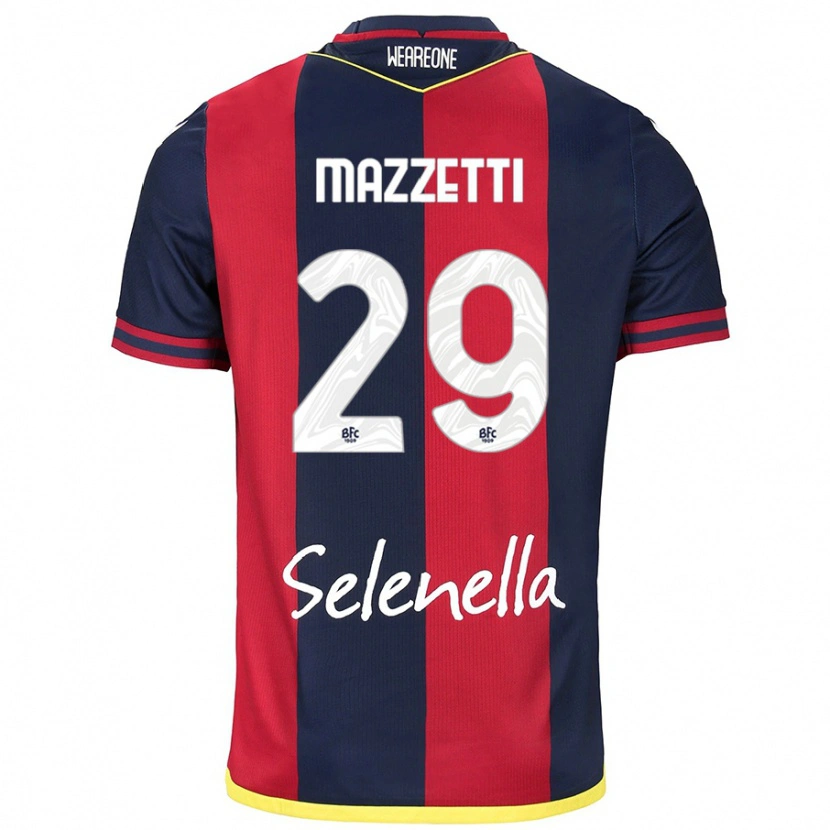 Danxen Women Gabriele Mazzetti #29 Red Royal Blue Home Jersey 2024/25 T-Shirt