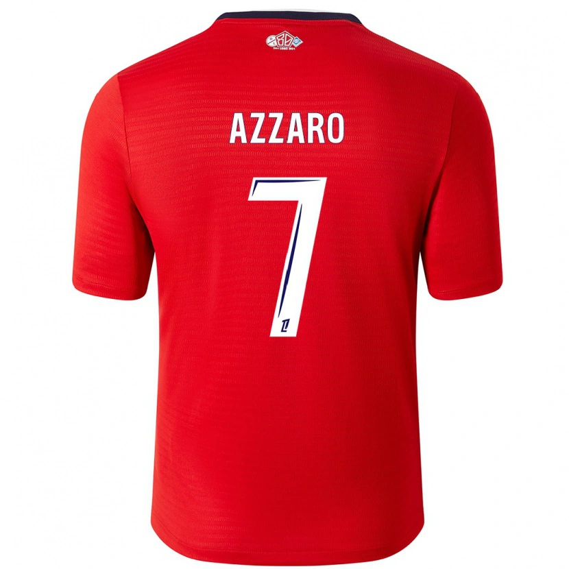 Danxen Women Lorena Azzaro #7 Red White Home Jersey 2024/25 T-Shirt