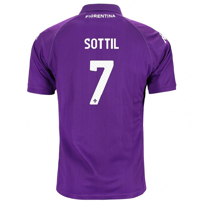 Danxen Women Riccardo Sottil #7 Purple Home Jersey 2024/25 T-Shirt