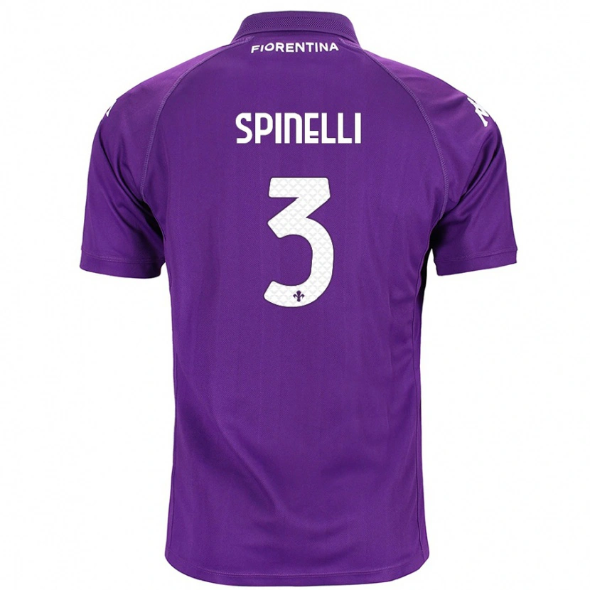 Danxen Women Giorgia Spinelli #3 Purple Home Jersey 2024/25 T-Shirt