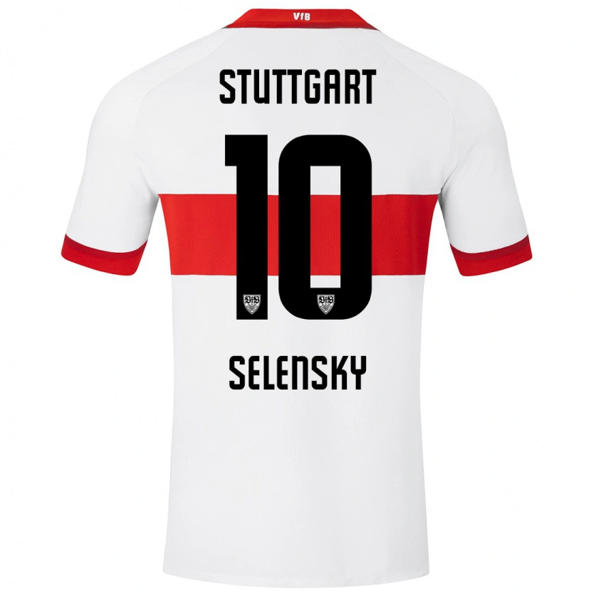 Danxen Women Anja Selensky #10 White Red Home Jersey 2024/25 T-Shirt