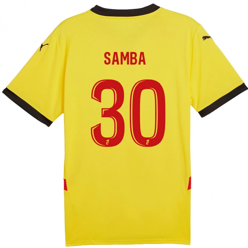 Danxen Women Brice Samba #30 Yellow Red Home Jersey 2024/25 T-Shirt