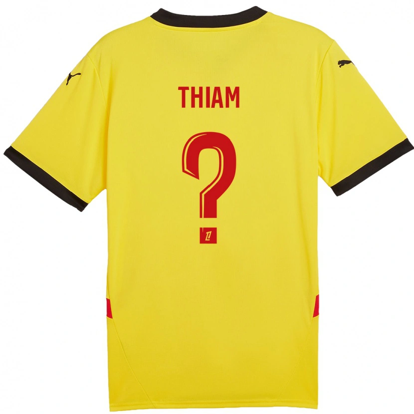 Danxen Women Mamadou Thiam #0 Yellow Red Home Jersey 2024/25 T-Shirt