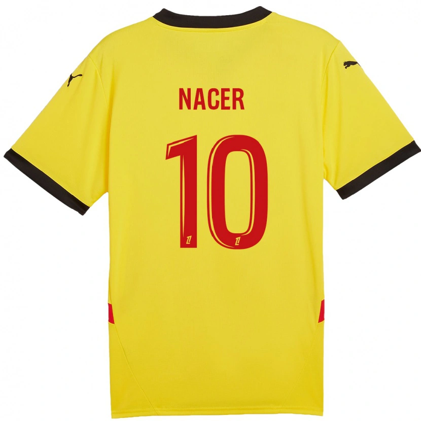 Danxen Women Myriem Nacer #10 Yellow Red Home Jersey 2024/25 T-Shirt