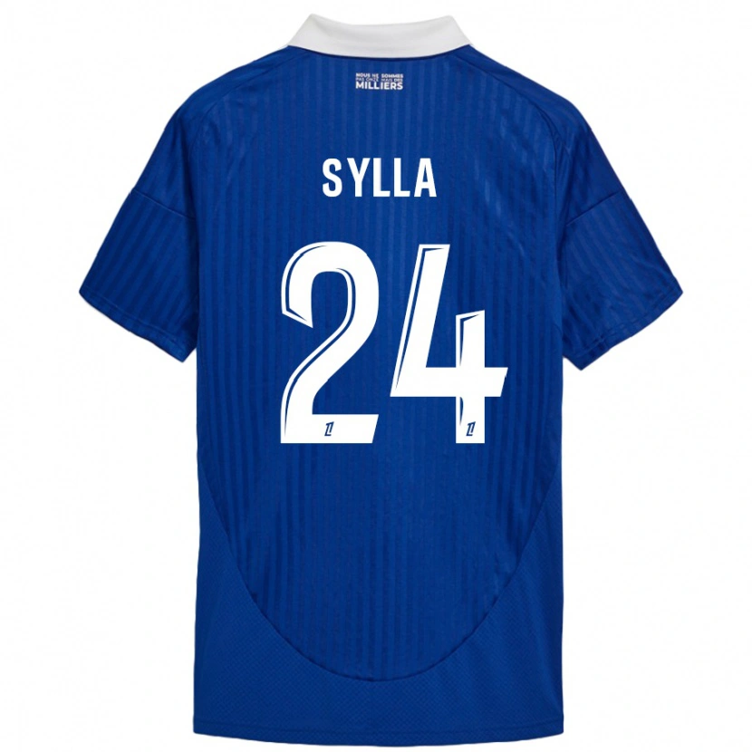 Danxen Women Abakar Sylla #24 Blue White Home Jersey 2024/25 T-Shirt